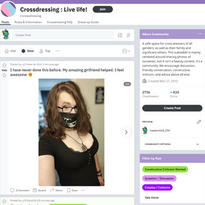 Reddit Crossdressing Logo
