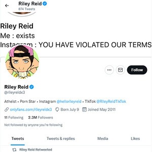 Riley Reid Twitter Logo