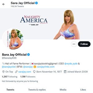 Sara Jay Twitter Logo