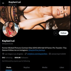 Kaylani Lei Twitter Logo