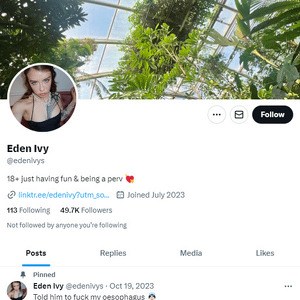 Eden Ivy Twitter Logo